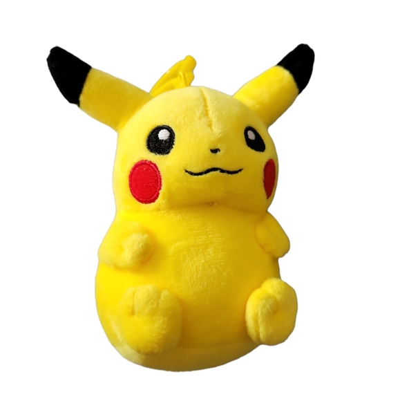 pikachu plush keyring
